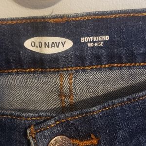 0ld Navy size 10 midrise boyfriend cuffed jeans